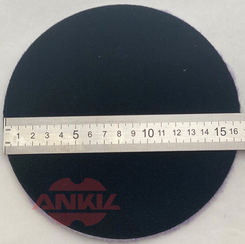 58-1265, Фиолетовый меховой полировальный диск с коротким ворсом, 165 мм, 150 подошва, Lake Country