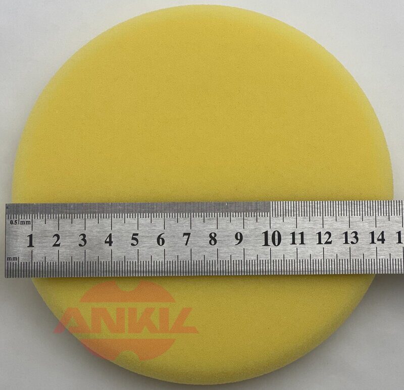 349315024, Поролоновый диск Virtus для ротора, желтый, полирующий, 150 мм, 125 подошва