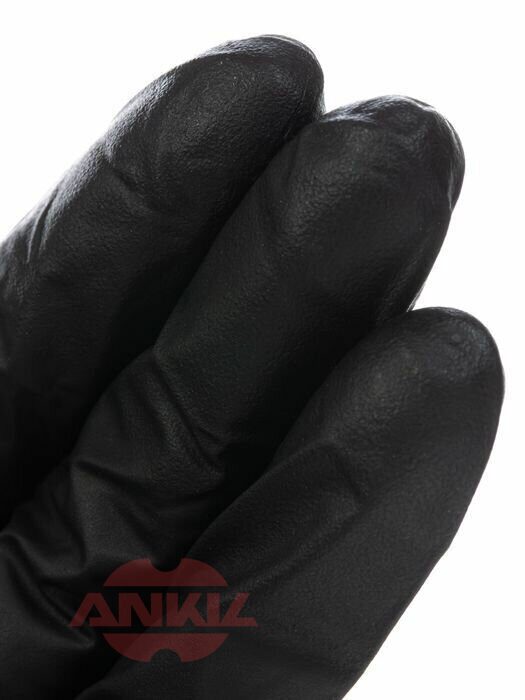 P782L, Перчатки нитриловые NitriMAX, черные, размер L, толщина 0,15 мм, 50 пар/упак (1)